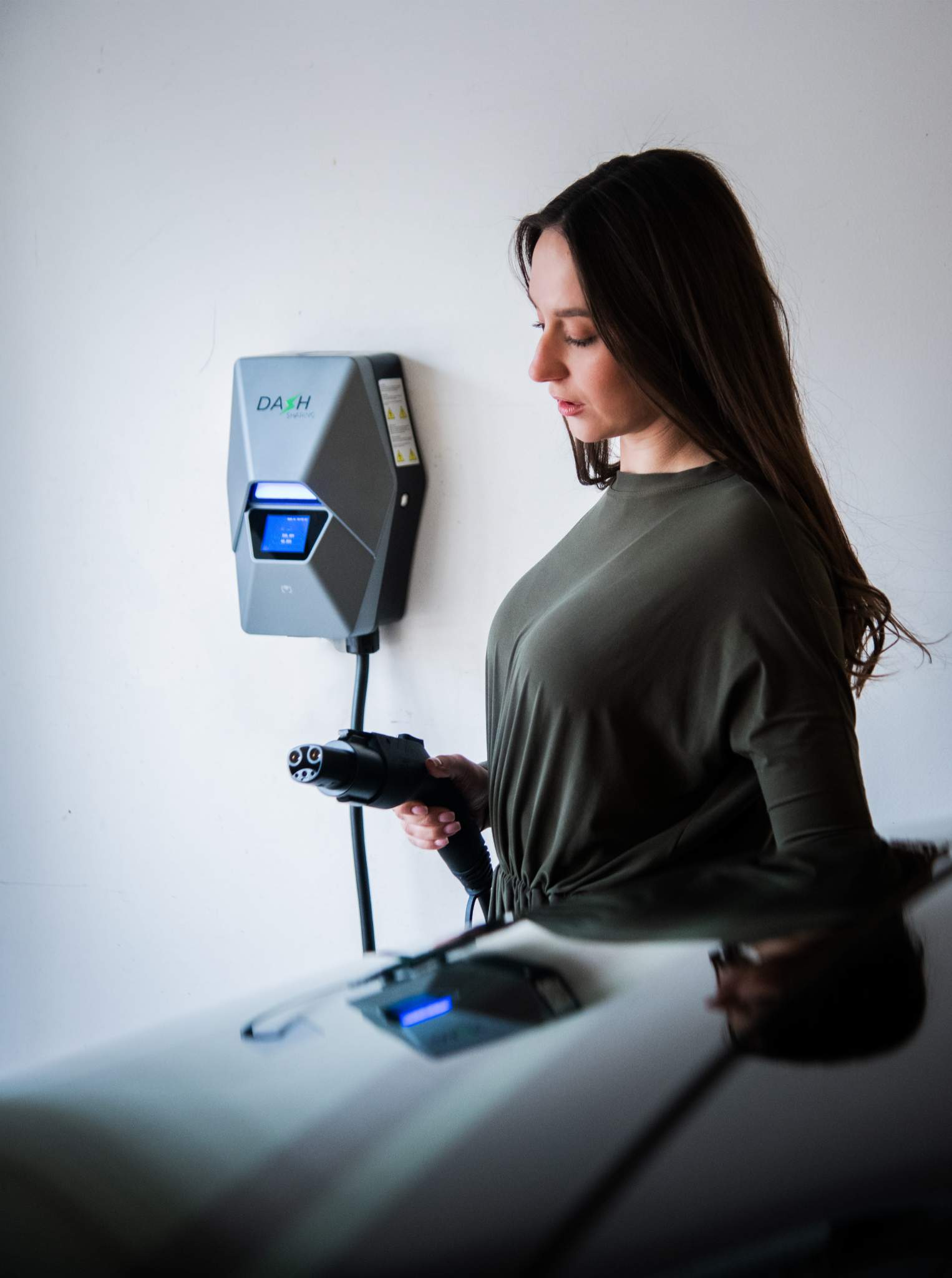 Level 2 EV Charger - 18' Cable | Deposit, Free after charging 2,500KWH, Earn 3¢ per kWh charged